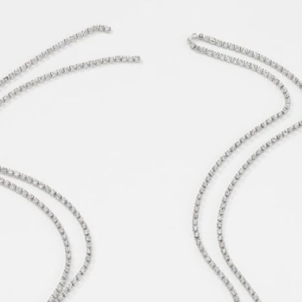 LAST! Multi-style rhinestone chain wrap necklace choker - Picture 5 of 5